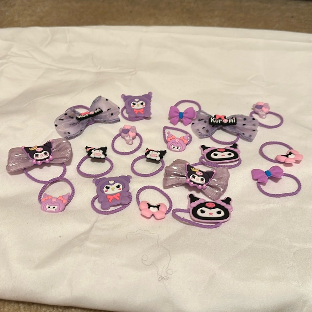 Nwot Kuromi Hair Accessories